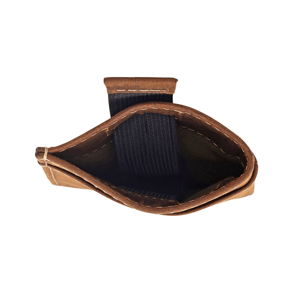 Myra Ridgemere Credit Card Holder in brown with front slip pocket - Myra USA