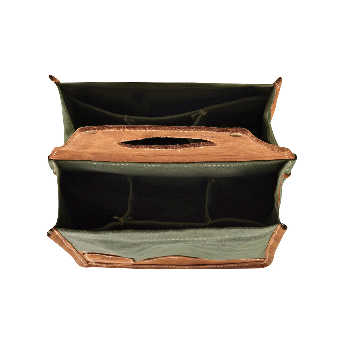 Myra Adulting is hard Beer Bottle Caddy in olive green - Myra USA