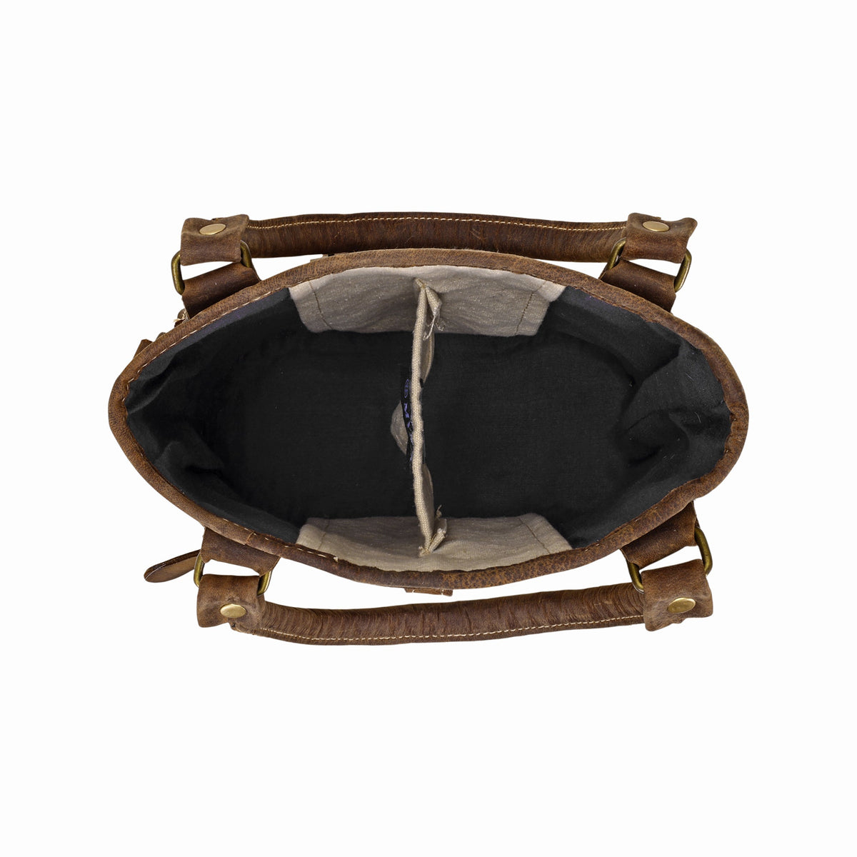 Myra Having fun Wine Holder in cream with genuine leather - Myra USA