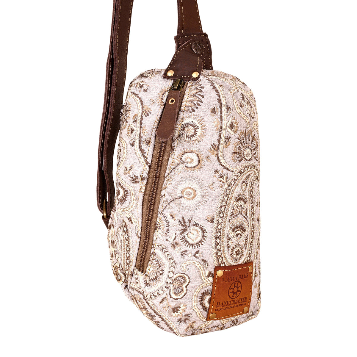 Myra Robnette Ranch Fanny Pack Bag in ivory - Myra USA