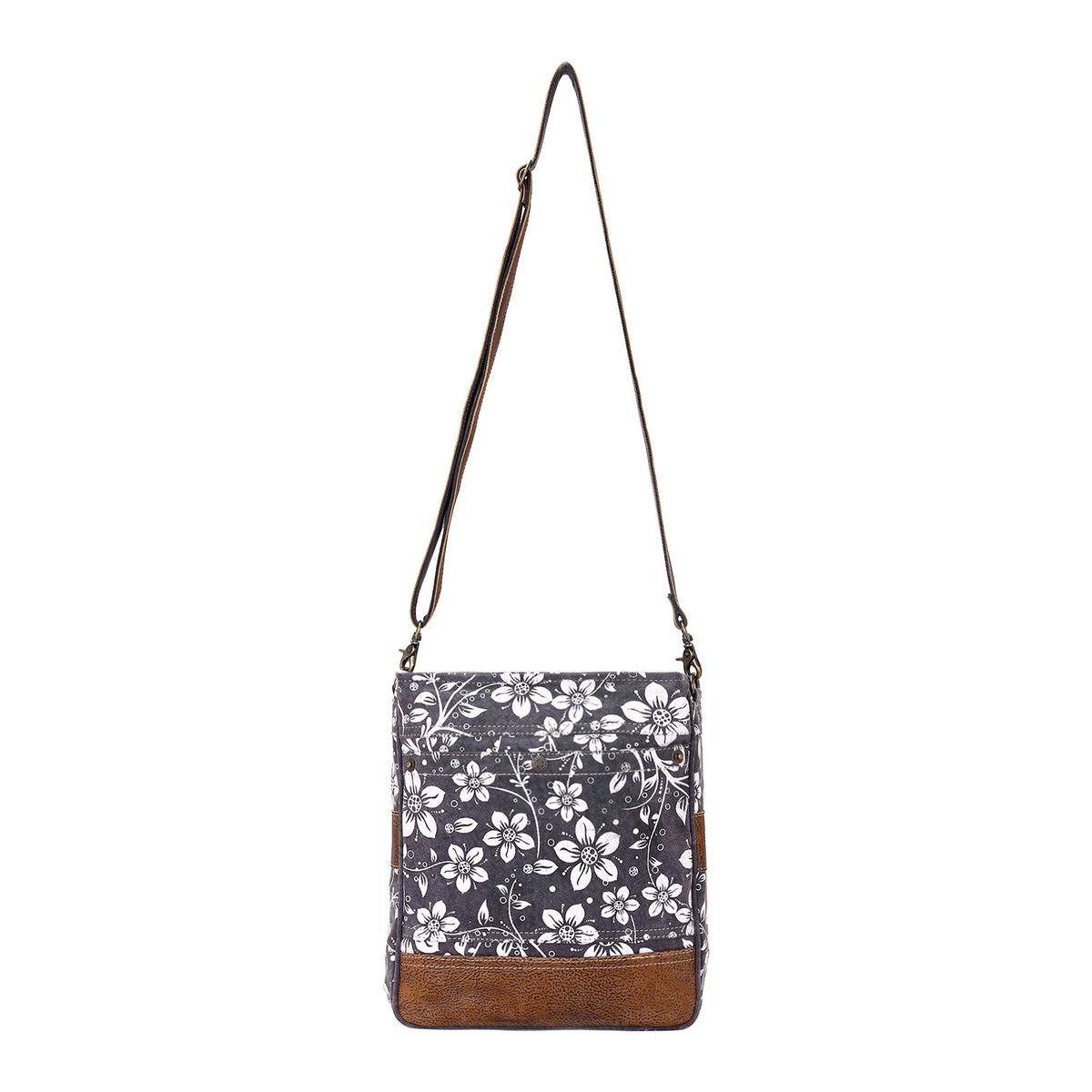 Myra Blossom Print Shoulder Bag in grey - Myra USA