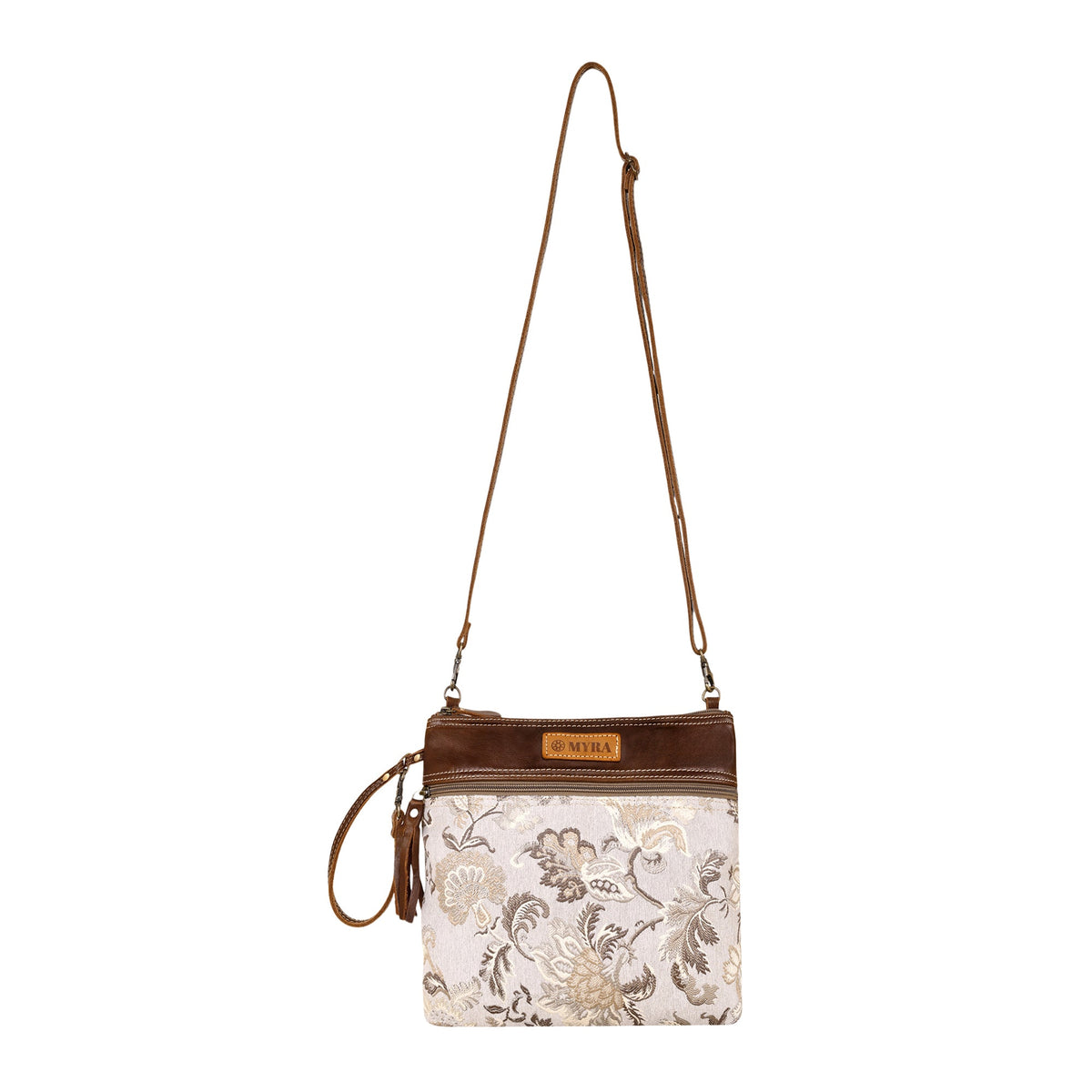 Myra Contentment Small Crossbody Bag in sage - Myra USA