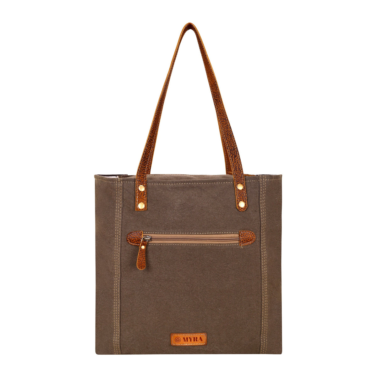 Myra Abstract Key Tote Bag in cream with sunflower print - Myra USA