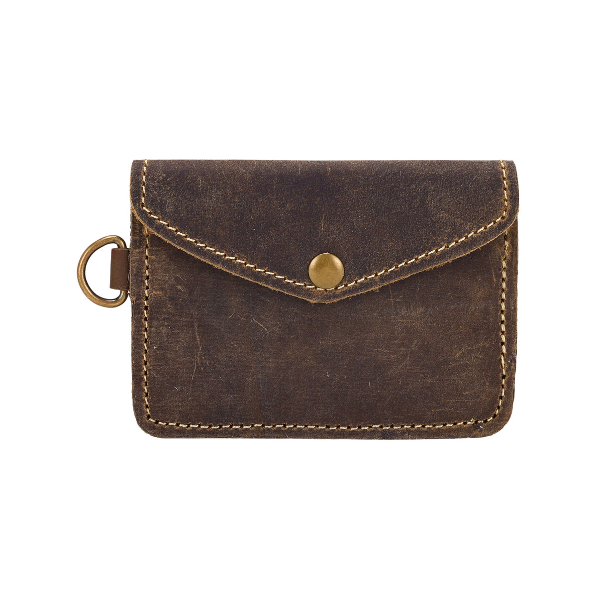Myra Juniper Moon Leather Coin Purse in Mesa Black - Myra USA