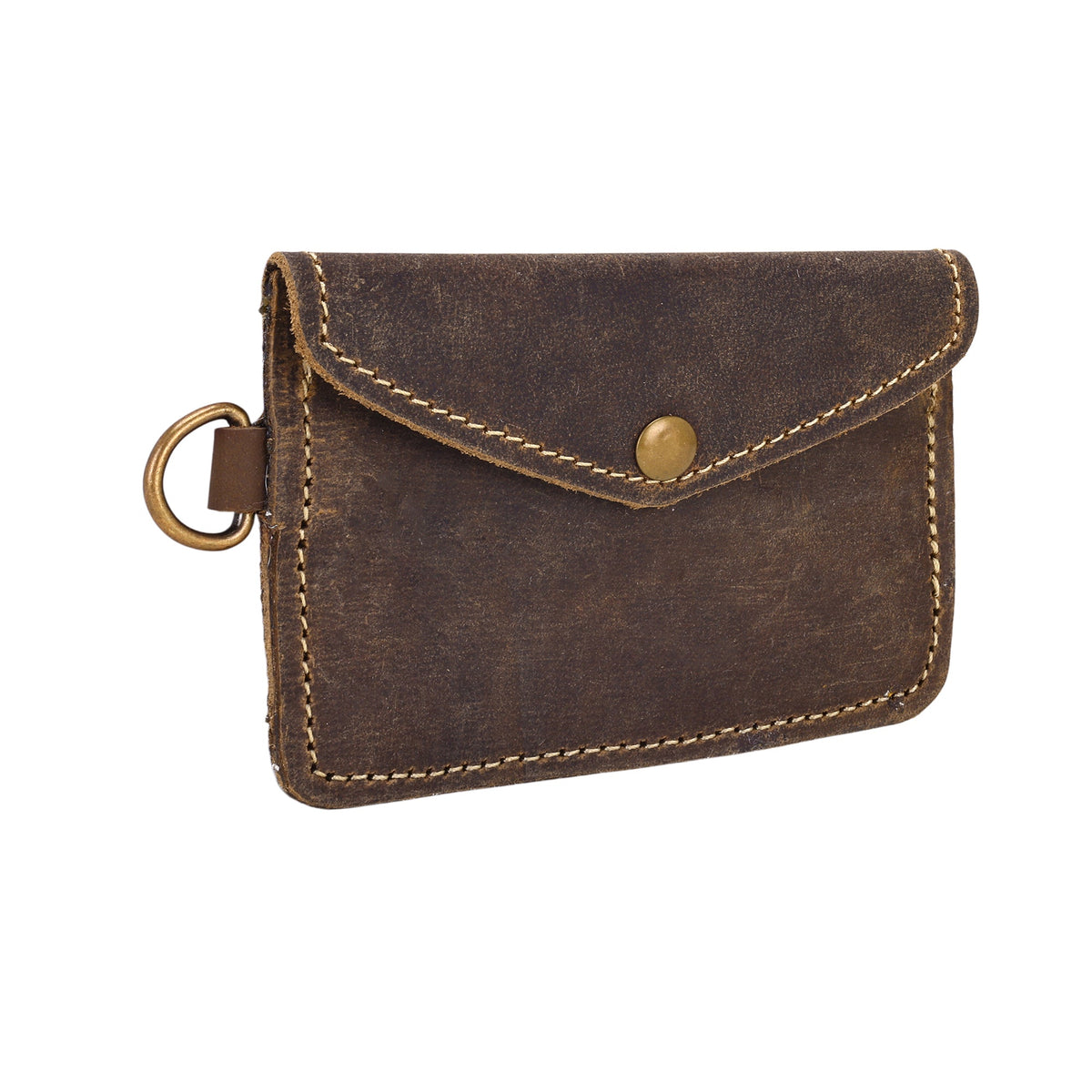 Myra Juniper Moon Leather Coin Purse in Mesa Black - Myra USA