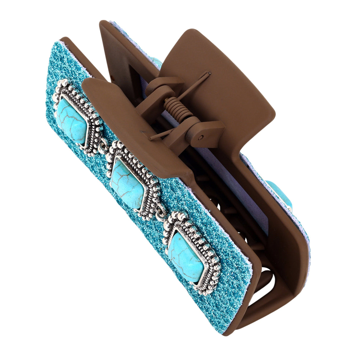 Myra Concho Gem Hair Clip in Sky Blue - Myra USA