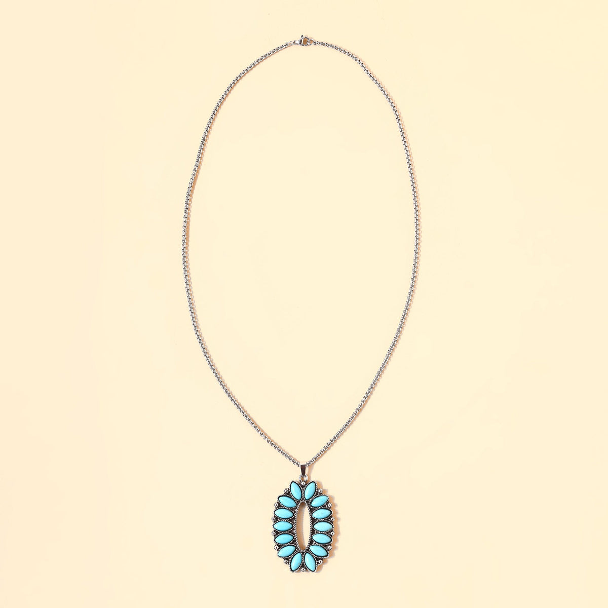 Myra Steerhead Necklace in Desert Blue - Myra USA