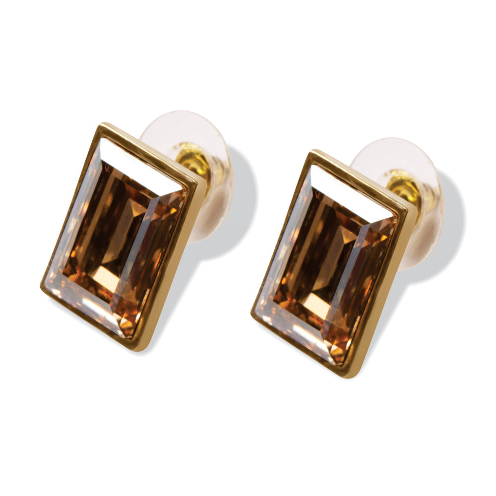 Topaz Time Stud Earrings - MyraUSA