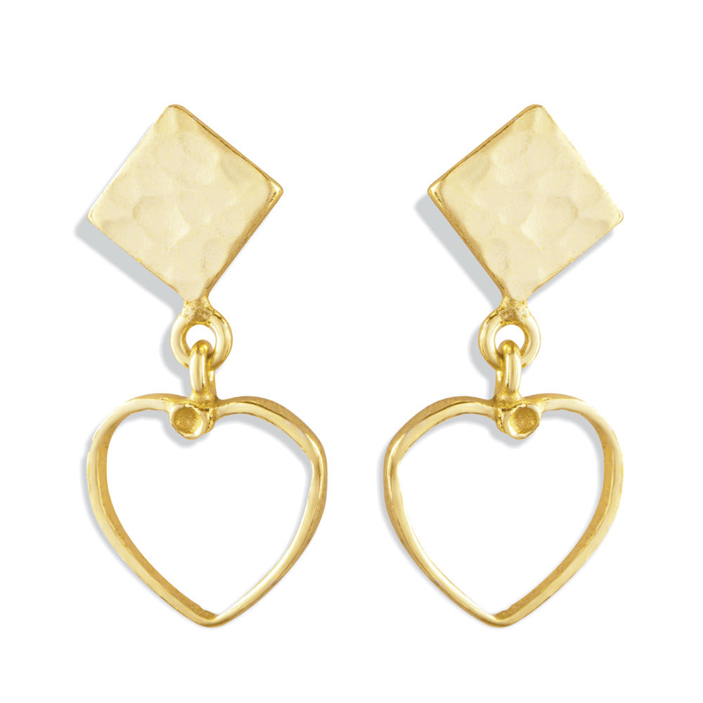Love Triangle Drop Earrings - MyraUSA