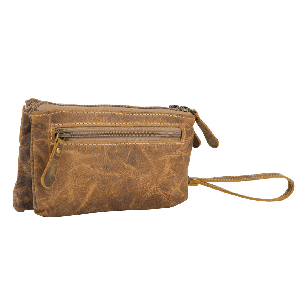 Brown Orchestra Small Leather Bag - Myra USA