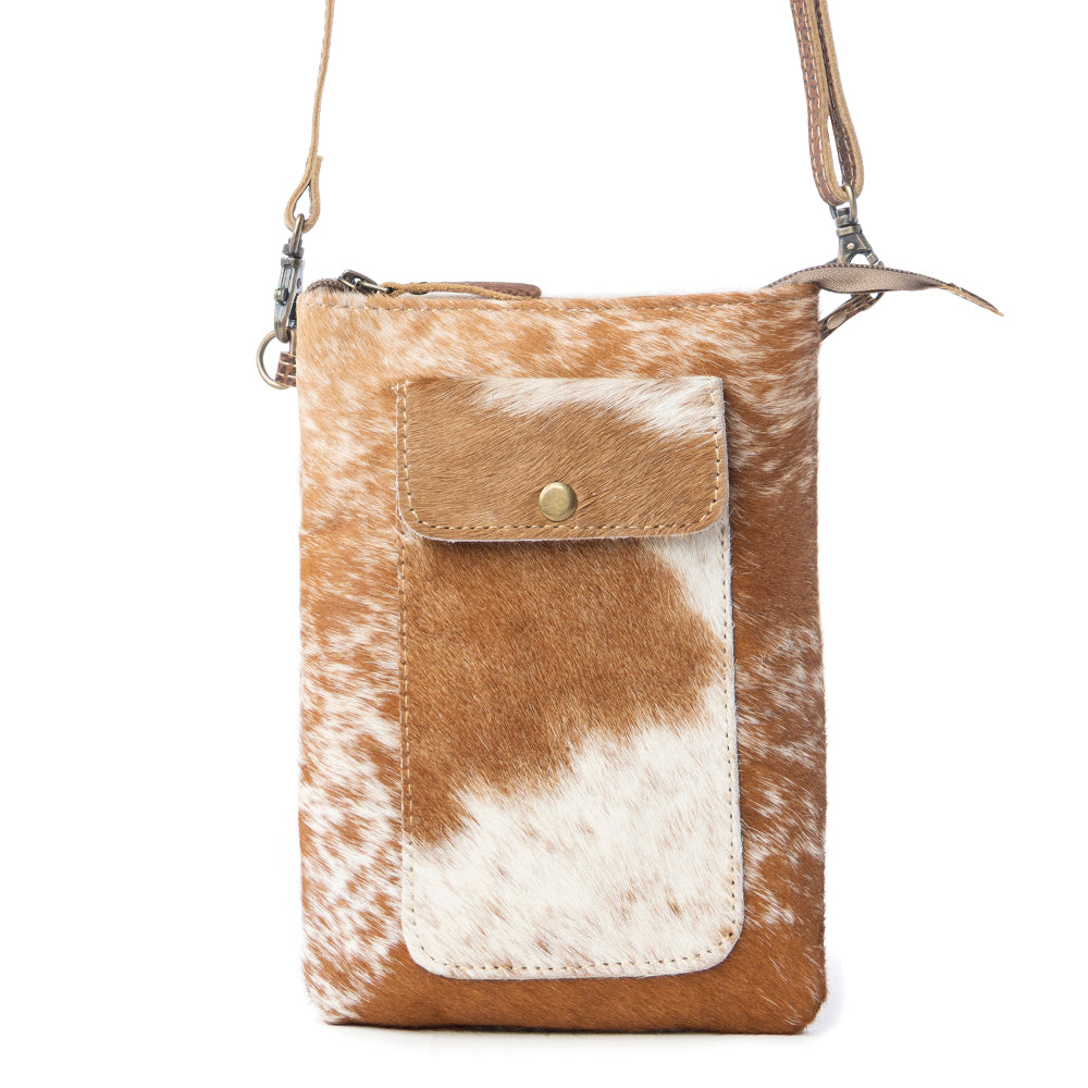 Leather Lithe Hairon Small Bag - Myra USA