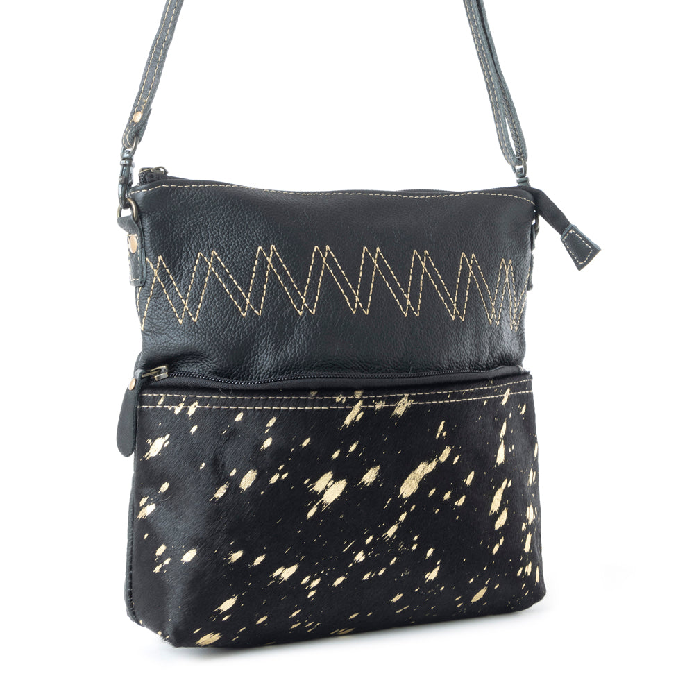 COMPOSE LEATHER AND HAIRON BAG - MyraUSA