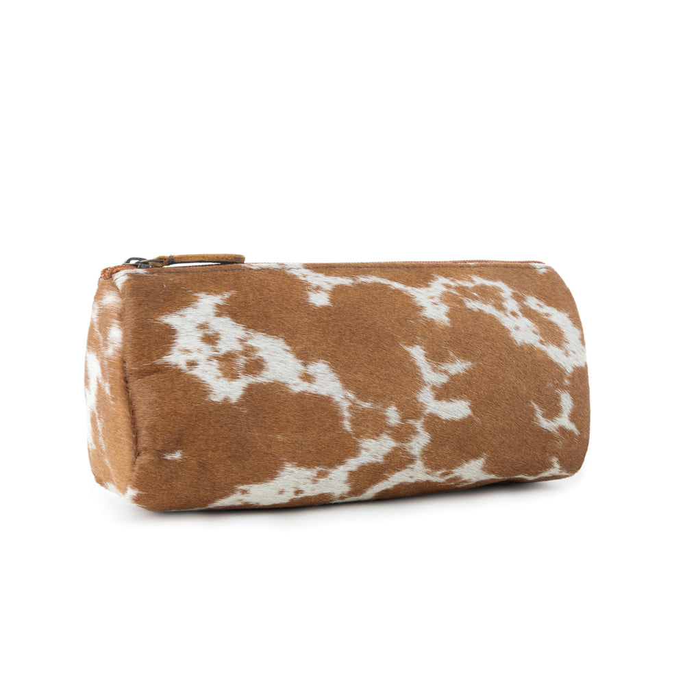 SANDY LEATHER AND HAIRON MULTI POUCH - Myra USA