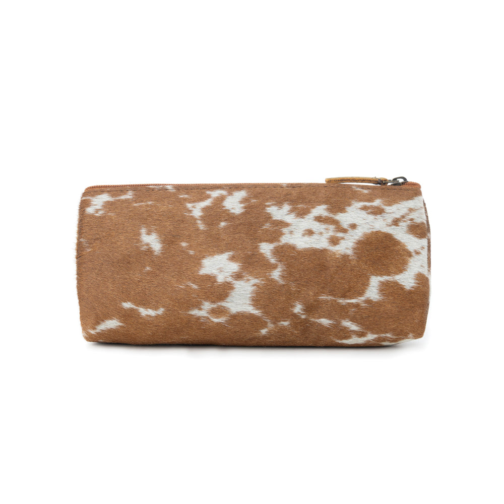 SANDY LEATHER AND HAIRON MULTI POUCH - Myra USA