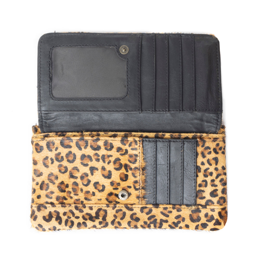 SMALL WONDER LEATHER AND HAIRON WALLET - MyraUSA