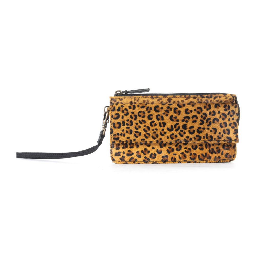 UPTOWN GIRL LEATHER & HAIRON WALLET - MyraUSA