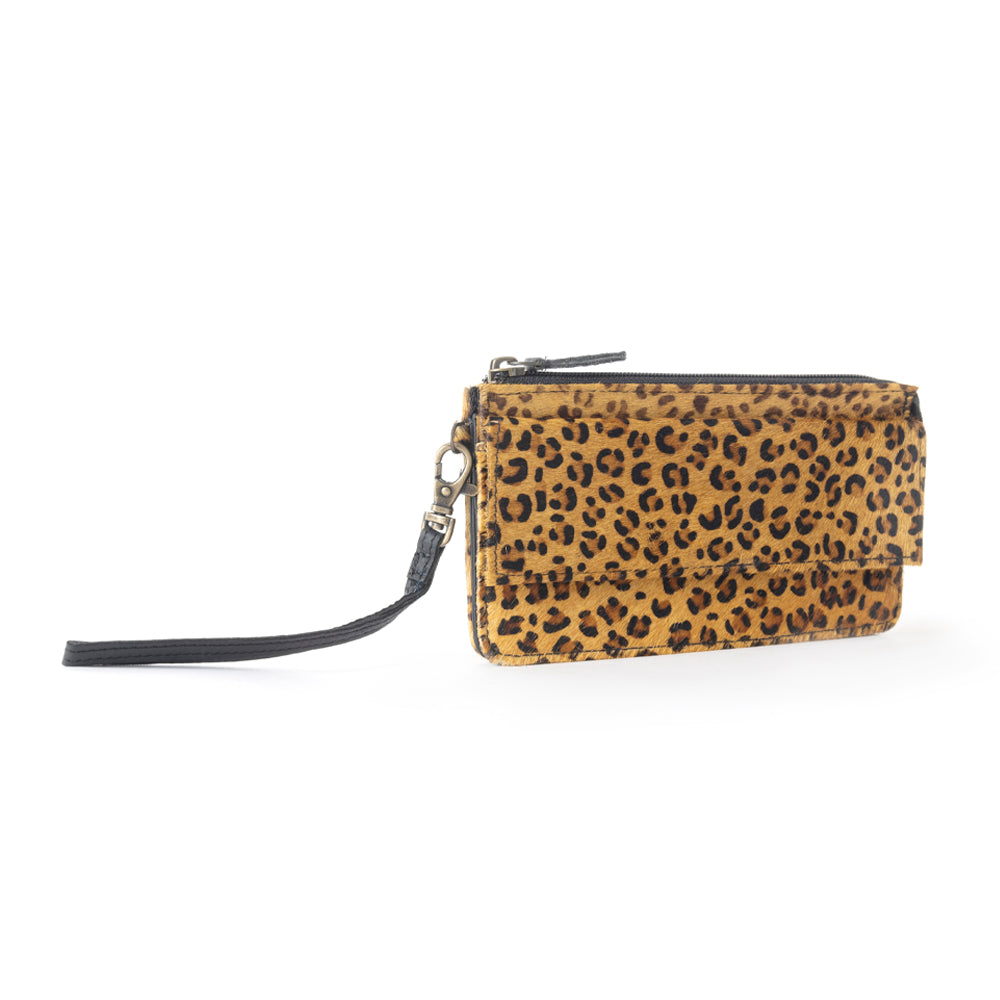 UPTOWN GIRL LEATHER & HAIRON WALLET - MyraUSA