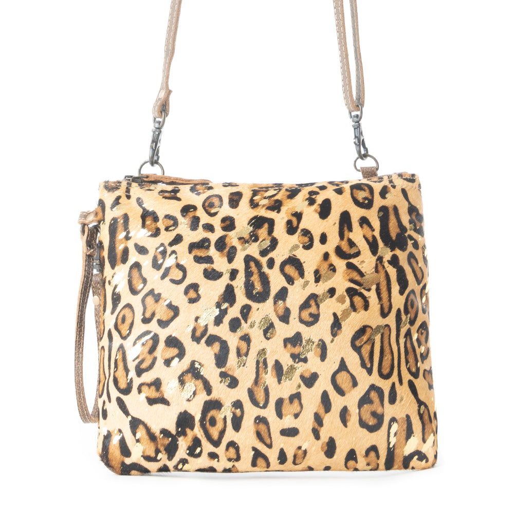 Freckled Leather & Hairon Bag - MyraUSA