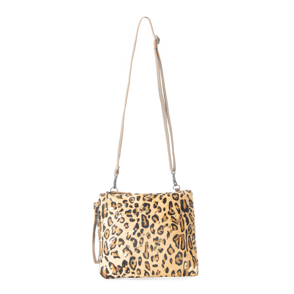 Freckled Leather & Hairon Bag - MyraUSA