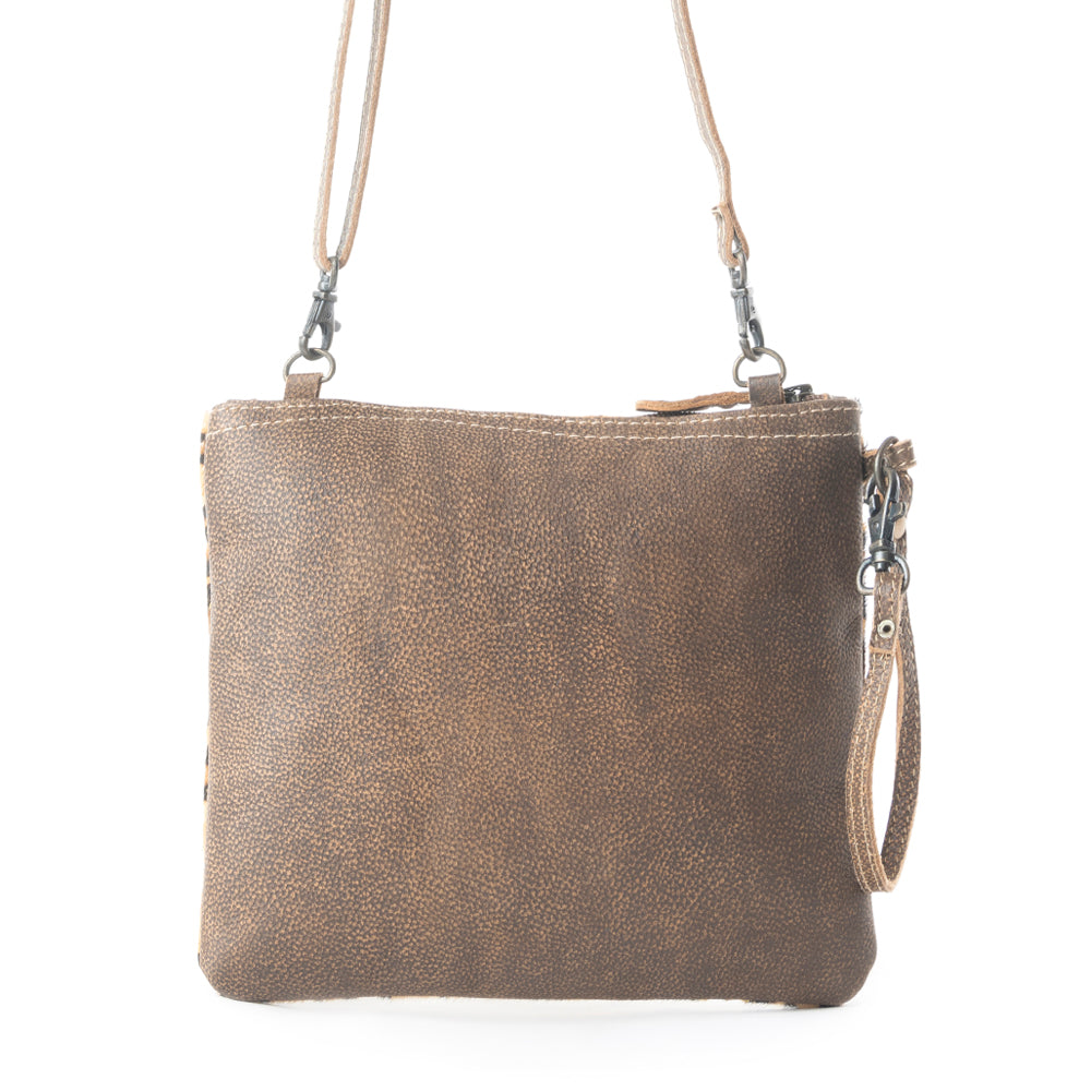 Freckled Leather & Hairon Bag - MyraUSA
