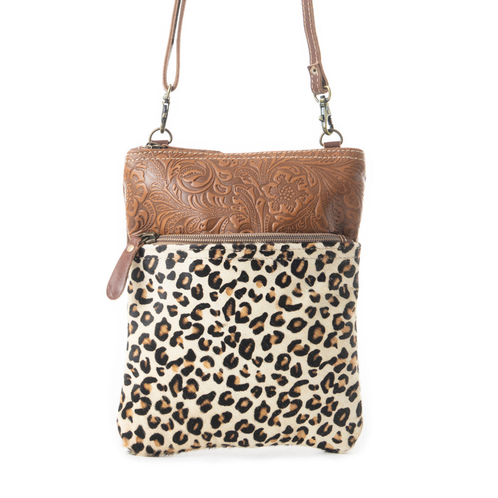 Dynamic Leopard print hairon bag - MyraUSA