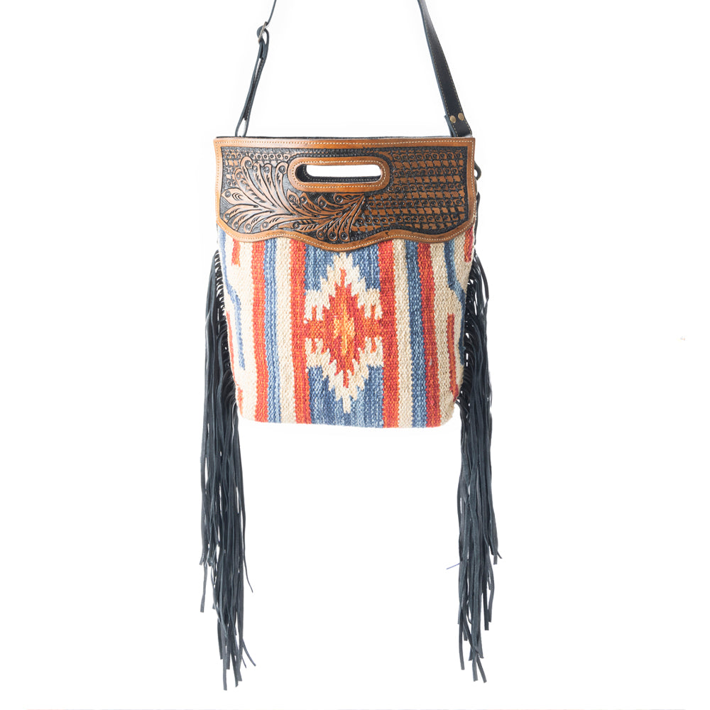 IMPACTFUL HAND TOOLED BAG - Myra USA