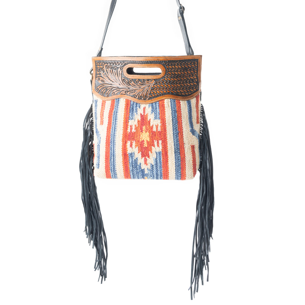 IMPACTFUL HAND TOOLED BAG - Myra USA