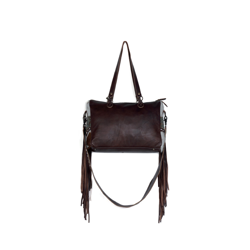 Dangle Wangle Leather & Hairon Bag - Myra USA