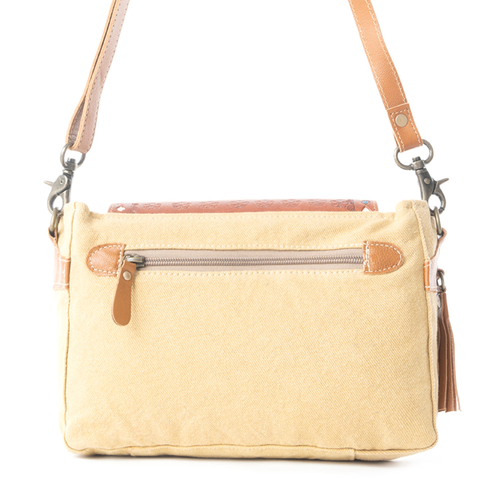 Floral Etchings Hand-Tooled Bag - Myra USA