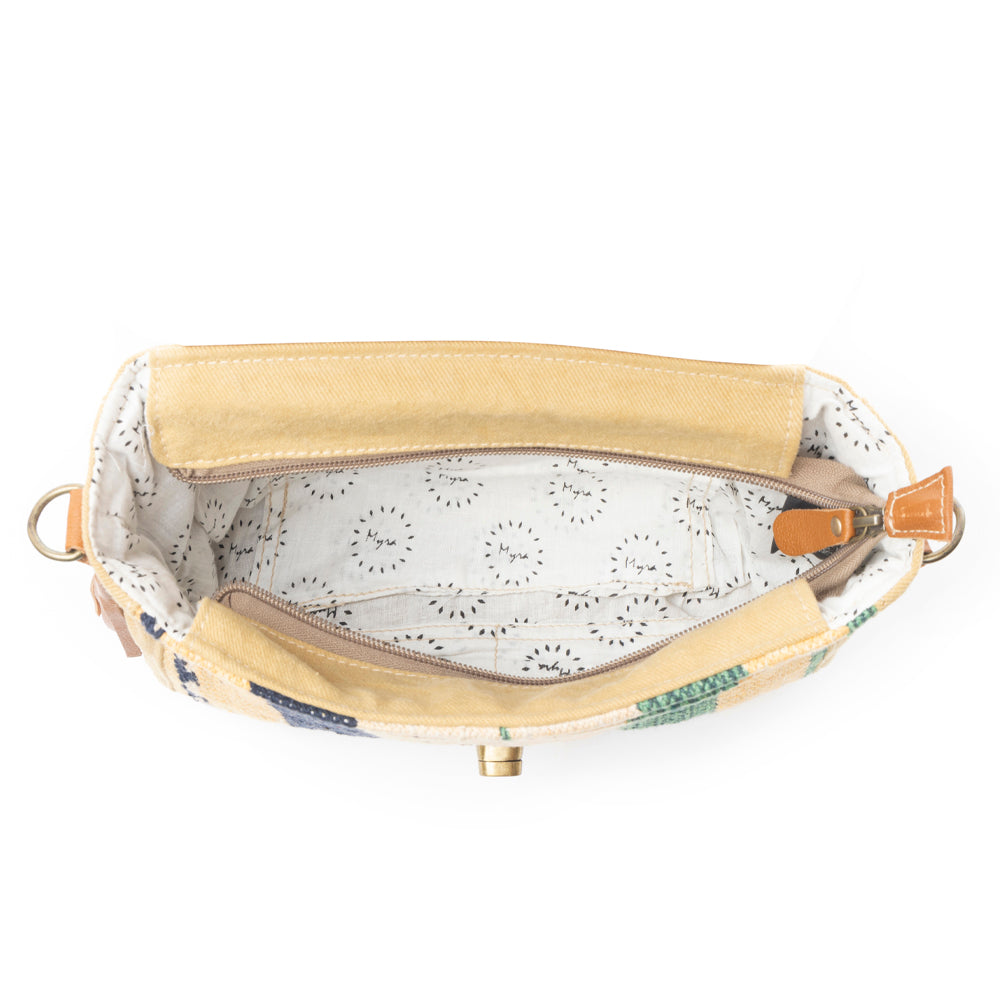 Floral Etchings Hand-Tooled Bag - Myra USA
