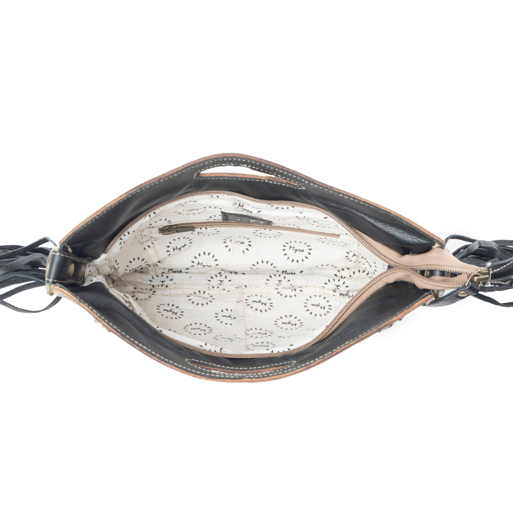 Rubious Hand-Tooled Bag - Myra USA