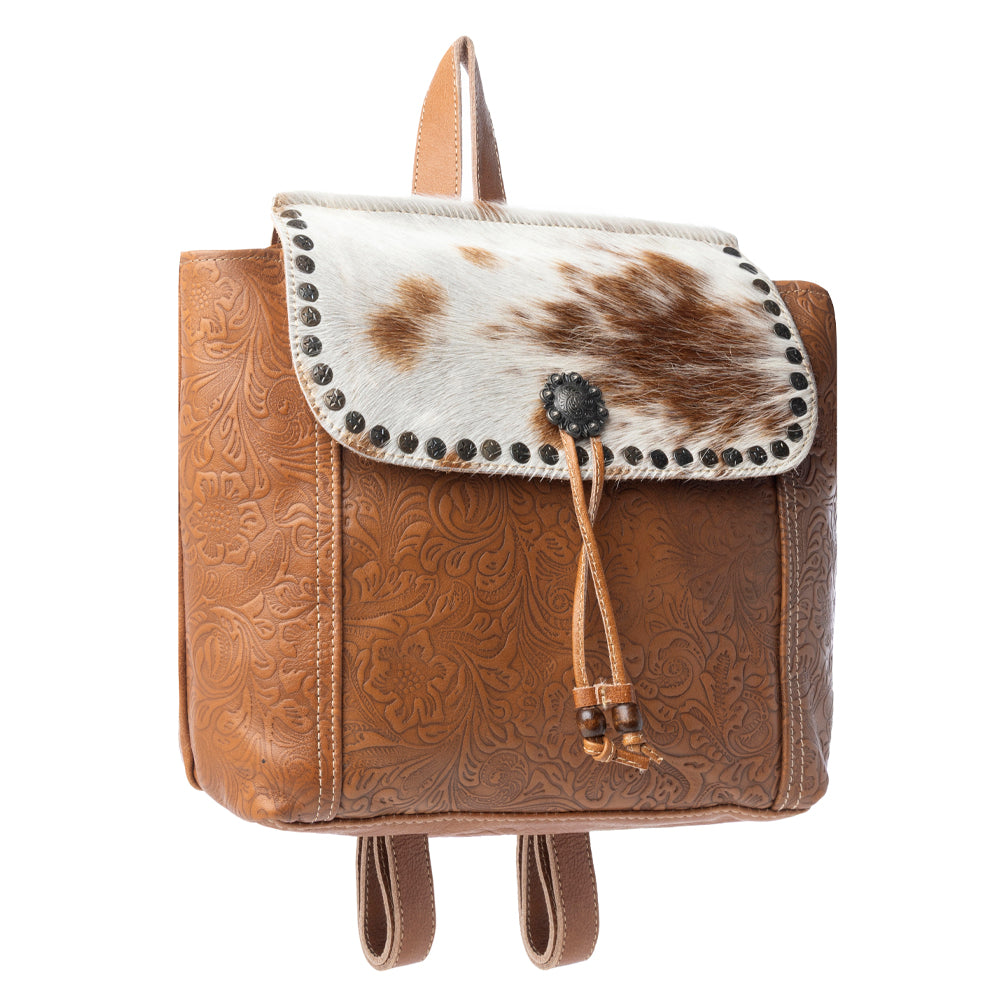 Classic Carvings Leather & Hairon Bag