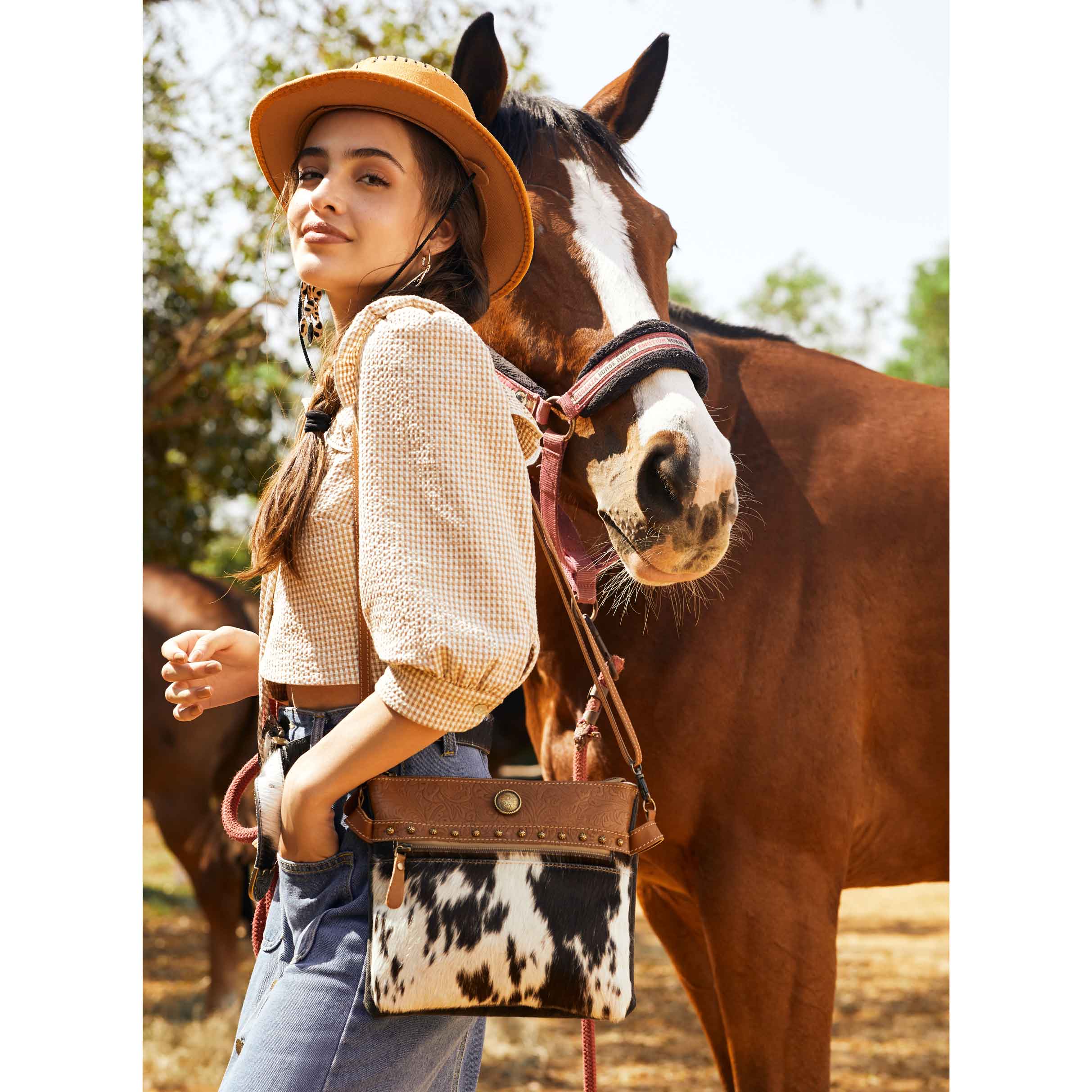 Remarkable Canvas & Hairon Bag - Myra USA