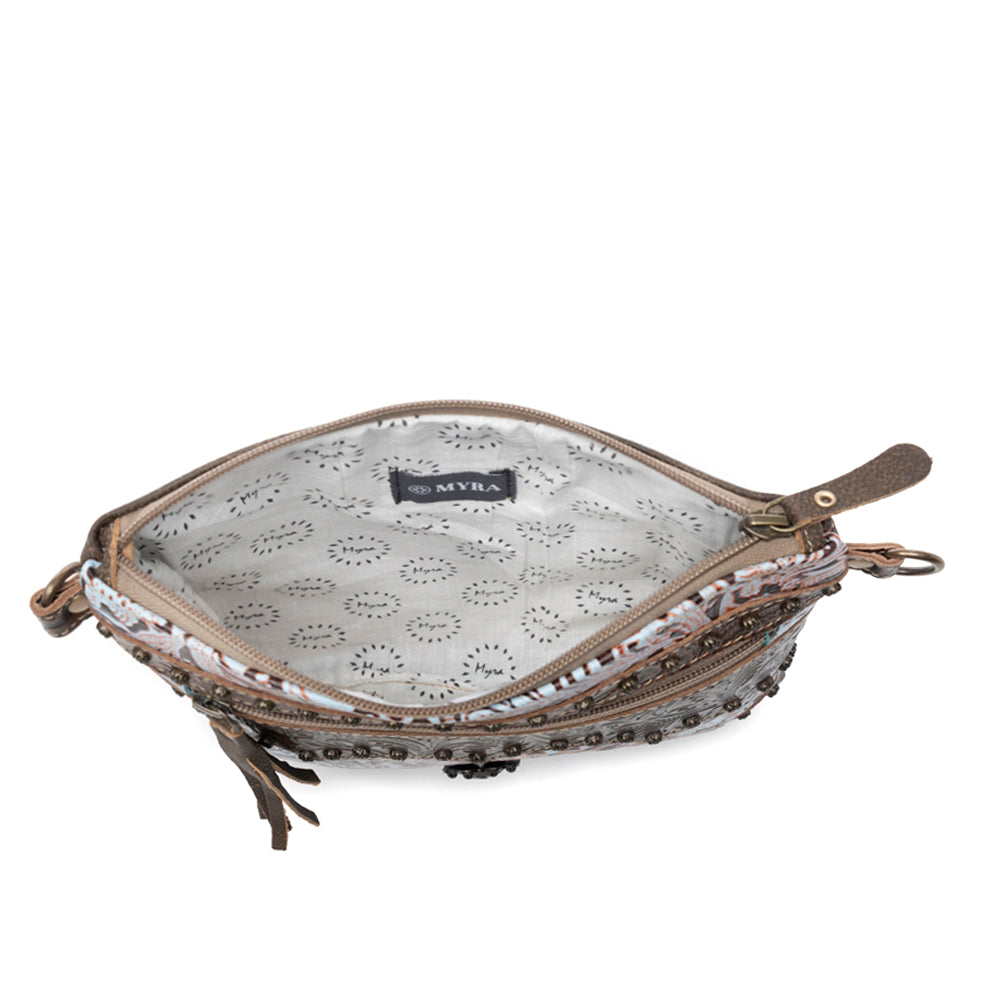 Azure Aesthetic Leather & Hairon Bag - Myra USA