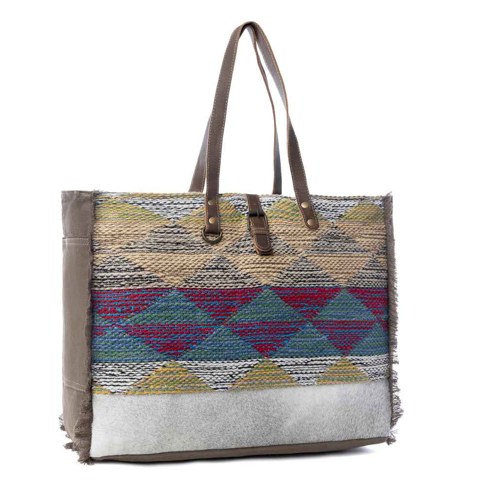 Vibrant Pyramids Weekender Bag