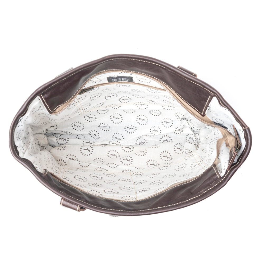Fleur Hand-Tooled Bag - MyraUSA
