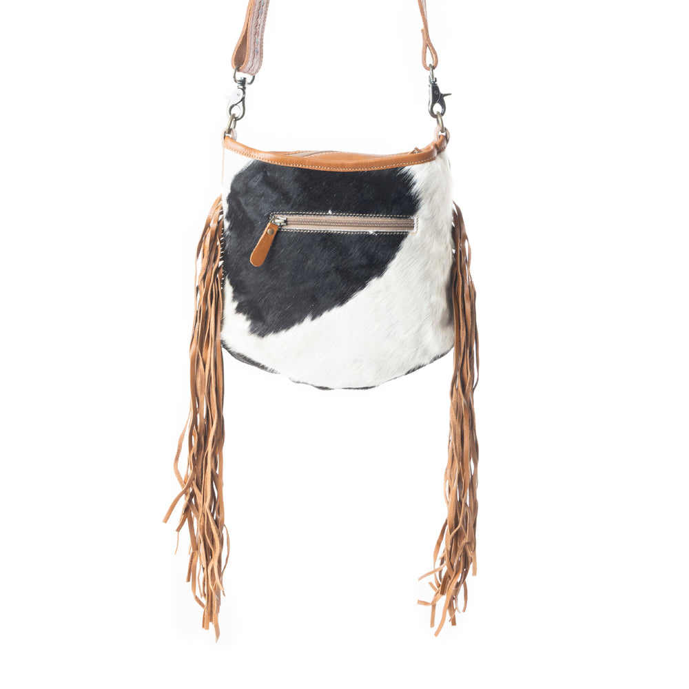 Brown Quilt Hand-Tooled Bag - MyraUSA