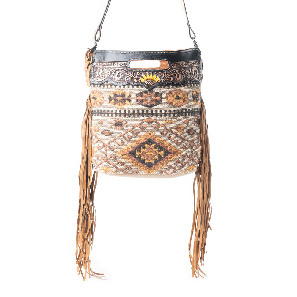 Helios Hand-Tooled Bag - MyraUSA