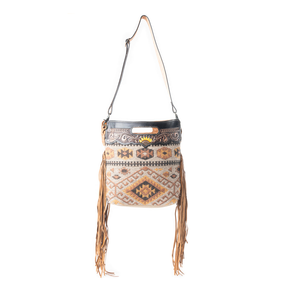 Helios Hand-Tooled Bag - MyraUSA