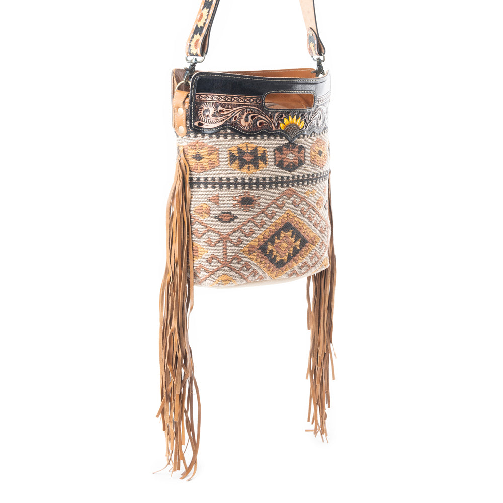 Helios Hand-Tooled Bag - MyraUSA
