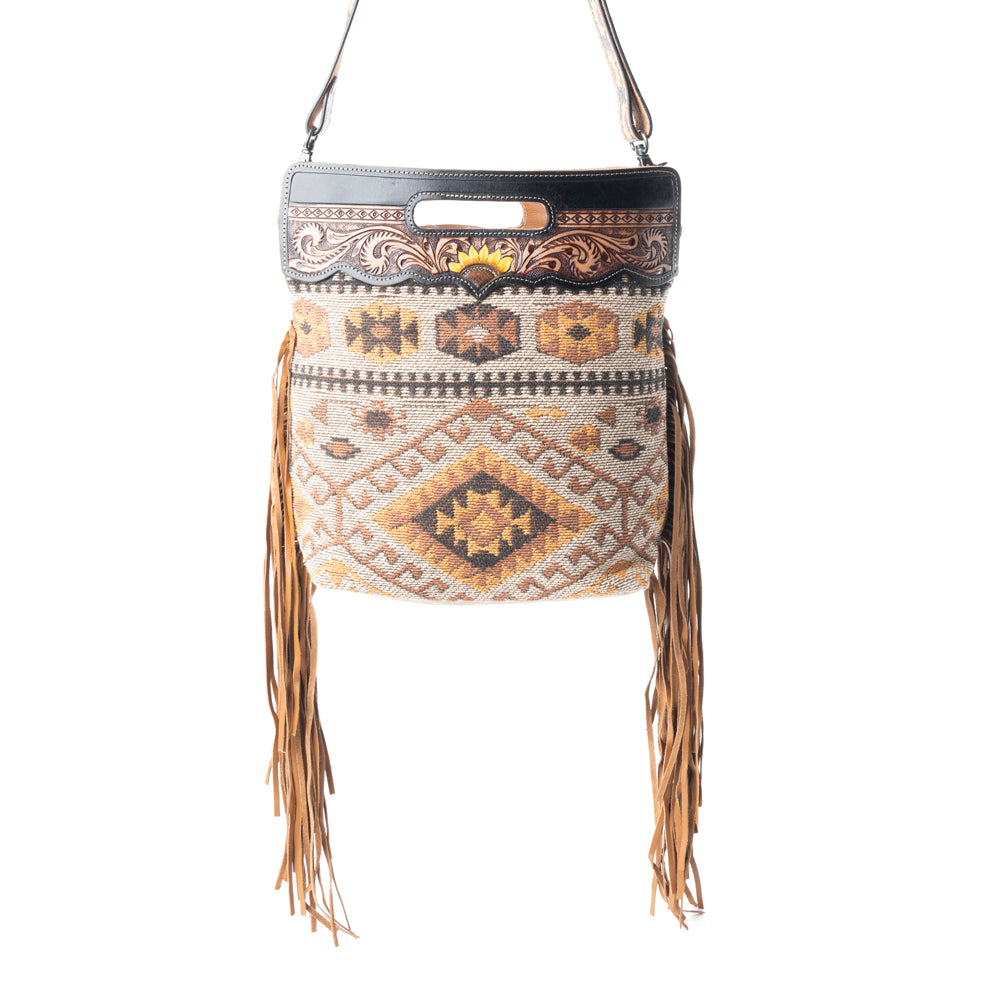 Helios Hand-Tooled Bag - MyraUSA