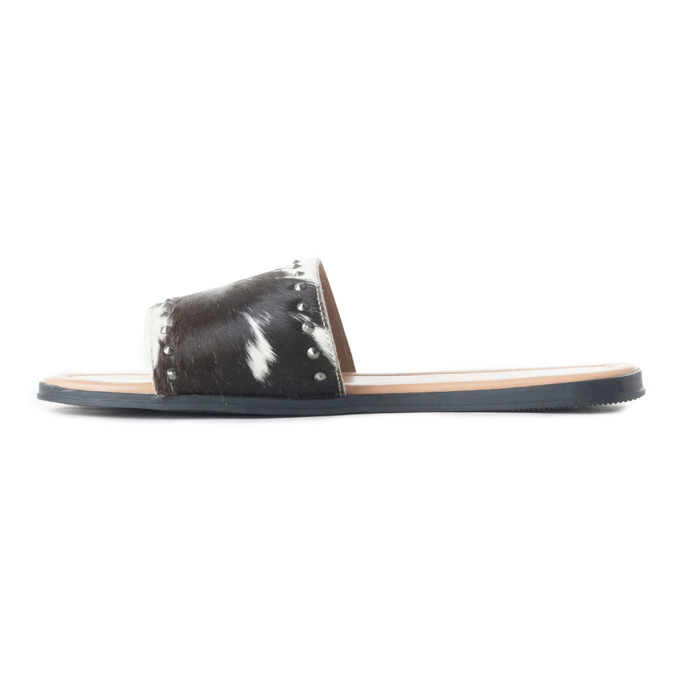 Silver Studded Flats - MyraUSA