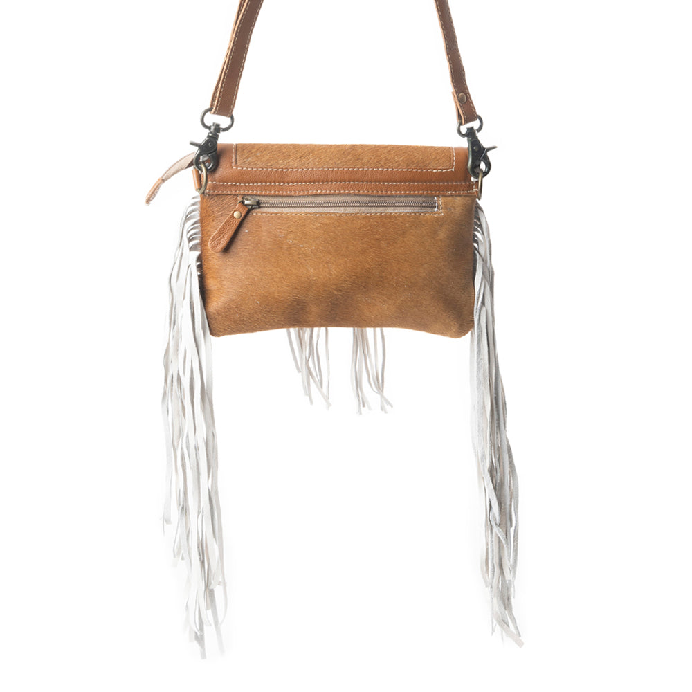 Silver Unicorn Leather & Hairon Bag - MyraUSA