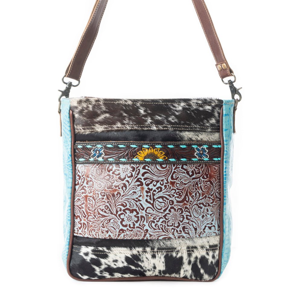 Soham Leather & Hairon Bag - MyraUSA