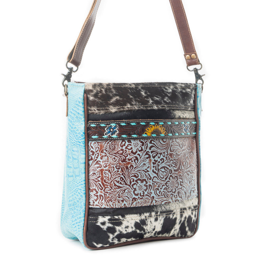 Soham Leather & Hairon Bag - MyraUSA
