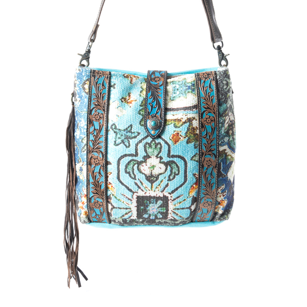 Cool Mantra Hand-Tooled Bag - MyraUSA