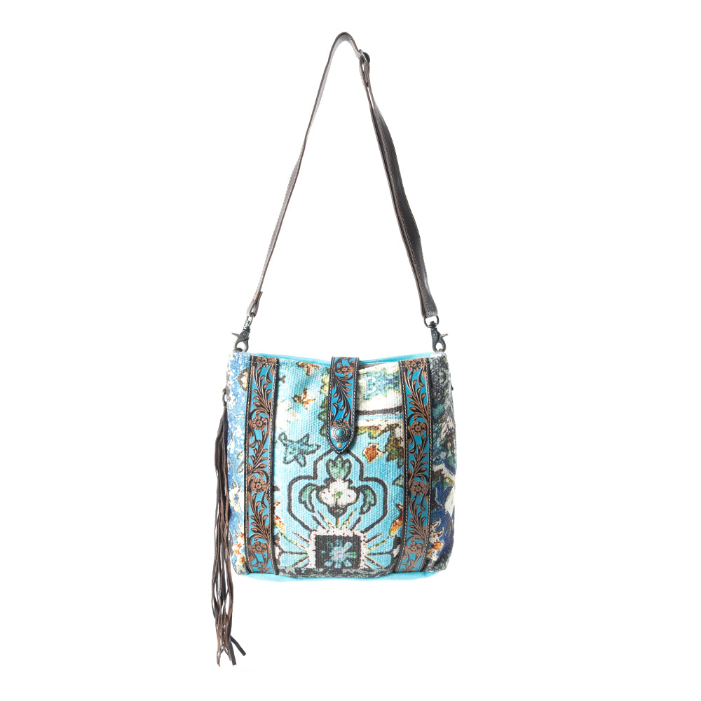 Cool Mantra Hand-Tooled Bag - MyraUSA