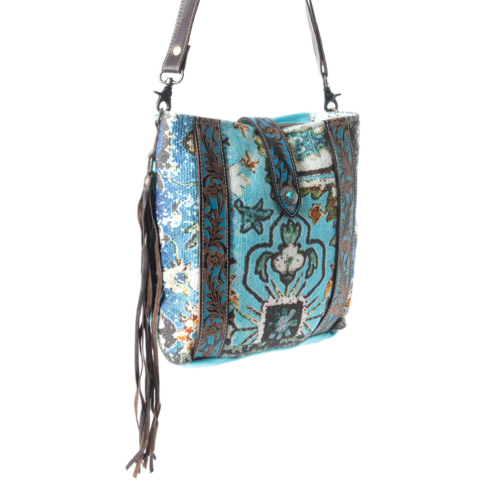 Cool Mantra Hand-Tooled Bag - MyraUSA
