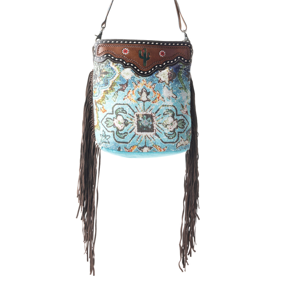 Idealistic Hand-Tooled Bag - MyraUSA