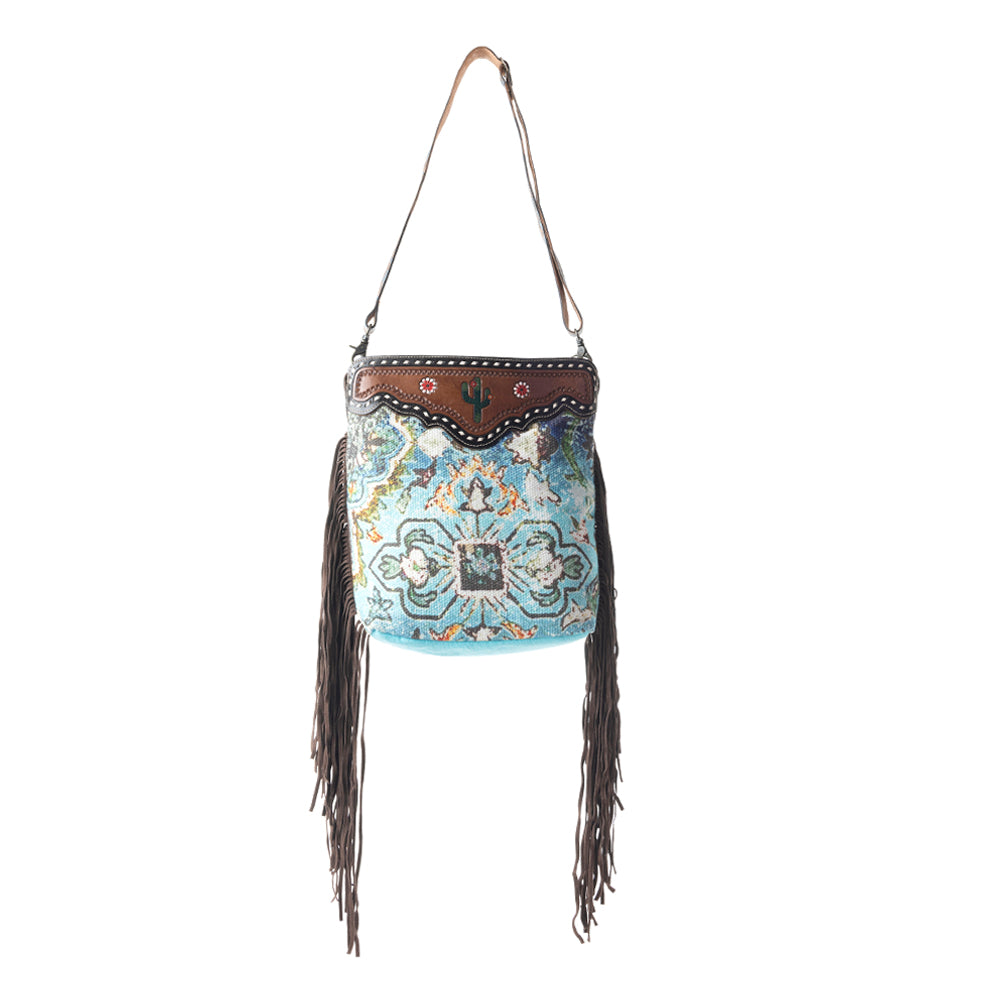 Idealistic Hand-Tooled Bag - MyraUSA